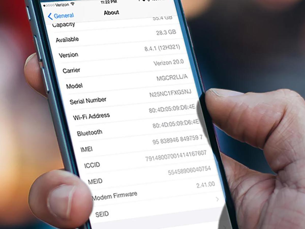 Де шукати серійний номер у iPhone?
