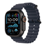 Apple Watch Ultra 2 49mm Black Titanium Case with Navy Ocean Band (MYTC3/ MYPA3) 2024