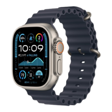 Apple Watch Ultra 2 49mm Natural Titanium Case with Navy Ocean Band (MX4D3) 2024