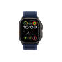 Apple Watch Ultra 2 49mm Black Titanium Case with Blue Trail Loop M/L (MYTJ3/ MYQ83) 2024