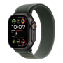 Apple Watch Ultra 2 49mm Black Titanium Case with Green Trail Loop M/L (MYTJ3/ MYQ43) 2024