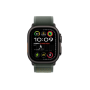 Apple Watch Ultra 2 49mm Black Titanium Case with Green Trail Loop M/L (MYTJ3/ MYQ43) 2024