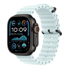 Apple Watch Ultra 2 49mm Black Titanium Case with Ice Blue Ocean Band (MYP83) 2024