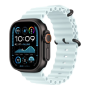 Apple Watch Ultra 2 49mm Black Titanium Case with Ice Blue Ocean Band (MYP83) 2024
