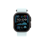 Apple Watch Ultra 2 49mm Black Titanium Case with Ice Blue Ocean Band (MYP83) 2024