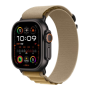 Apple Watch Ultra 2 49mm Black Titanium Case with Tan Alpine Loop Medium (MYTF3/ MYQ13) 2024