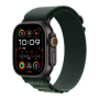 Apple Watch Ultra 2 49mm Black Titanium Case with Dark Green Alpine Loop Large (MX4T3) 2024