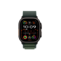 Apple Watch Ultra 2 49mm Black Titanium Case with Dark Green Alpine Loop Large (MX4T3) 2024