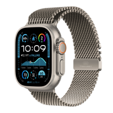 Apple Watch Ultra 2 49mm Natural Titanium Case with Natural Titanium Milanese Loop Small (MX4M3) 2024
