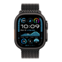 Apple Watch Ultra 2 49mm Black Titanium Case with Black Titanium Milanese Loop Large (MX5V3) 2024
