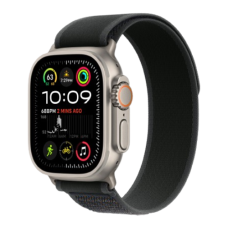Apple Watch Ultra 2 49mm Natural Titanium Case with Black Trail Loop S/M (MXTQ3) 2024