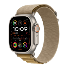 Apple Watch Ultra 2 49mm Natural Titanium Case with Tan Alpine Loop Small (MX4E3) 2024