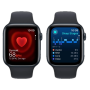 Apple Watch SE 2024 44mm Midnight Aluminium Case with Midnight Sport Band M/L (MXEK3)