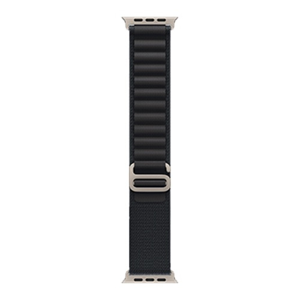 Apple Watch Ultra 3 49mm Natural Titanium Case with Black Alpine Loop Medium () 2025
