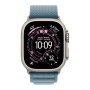 Apple Watch Ultra 3 49mm Natural Titanium Case with Light Blue Alpine Loop Large (MEWP4) 2025