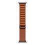 Apple Watch Ultra 3 49mm Black Titanium Case with Terra Cotta Alpine Loop Medium () 2025