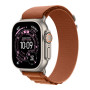 Apple Watch Ultra 3 49mm Natural Titanium Case with Terra Cotta Alpine Loop Medium () 2025