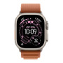 Apple Watch Ultra 3 49mm Natural Titanium Case with Terra Cotta Alpine Loop Medium () 2025