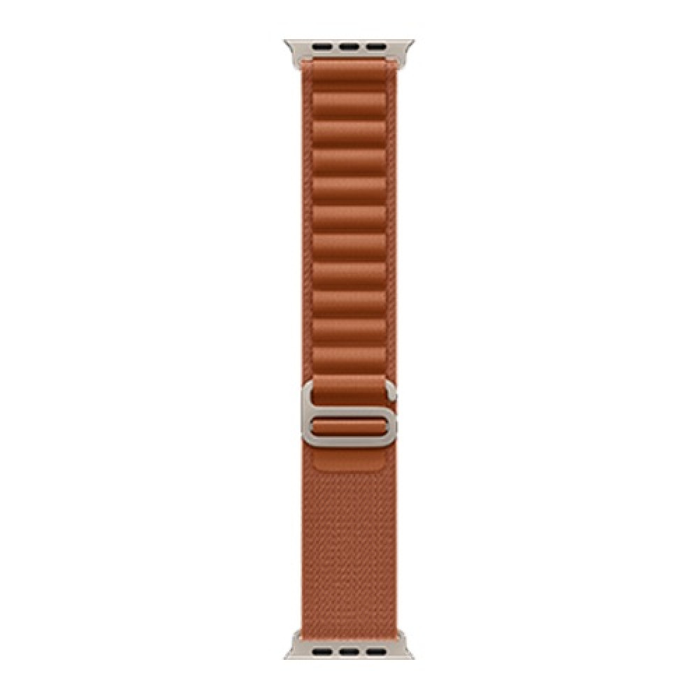 Apple Watch Ultra 3 49mm Natural Titanium Case with Terra Cotta Alpine Loop Medium () 2025