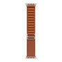 Apple Watch Ultra 3 49mm Natural Titanium Case with Terra Cotta Alpine Loop Medium () 2025