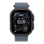 Apple Watch Ultra 3 49mm Black Titanium Case with Anchor Blue Ocean Band () 2025