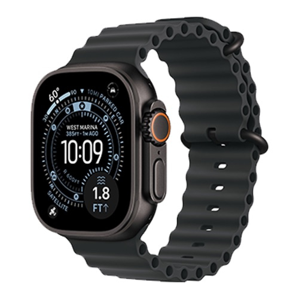 Apple Watch Ultra 3 49mm Black Titanium Case with Black Ocean Band (MF0J4) 2025