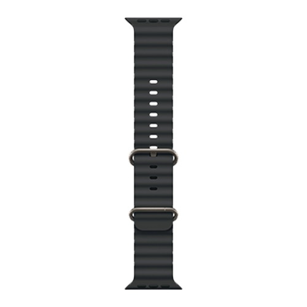 Apple Watch Ultra 3 49mm Natural Titanium Case with Black Ocean Band () 2025