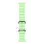 Apple Watch Ultra 3 49mm Black Titanium Case with Neon Green Ocean Band () 2025