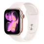 Apple Watch Series 11 42mm Rose Gold Aluminum Case with Light Blush Sport Band M/L (MEU44) 2025