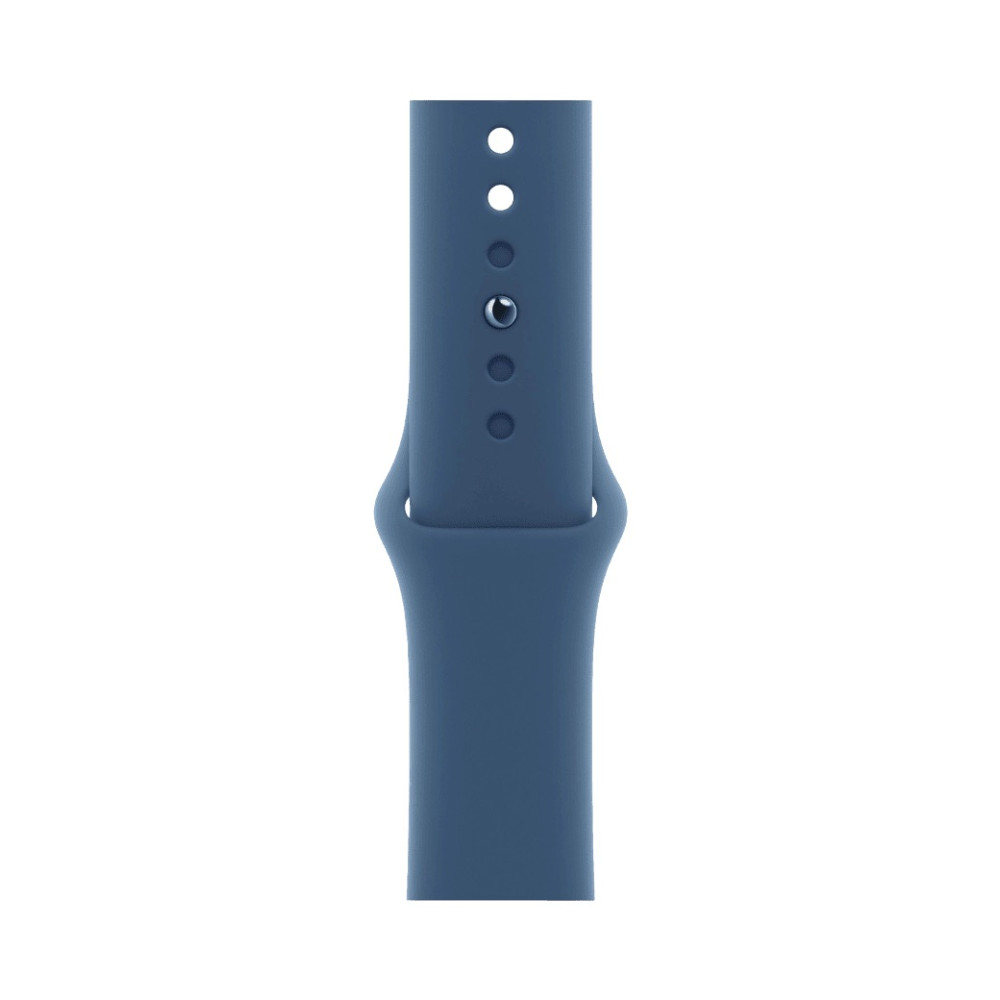 Apple Watch Series 11 42mm Silver Aluminum Case with Anchor Blue Sport Band M/L () 2025