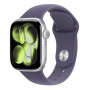 Apple Watch Series 11 46mm Silver Aluminum Case with Purple Fog Sport Band M/L (MEVA4) 2025