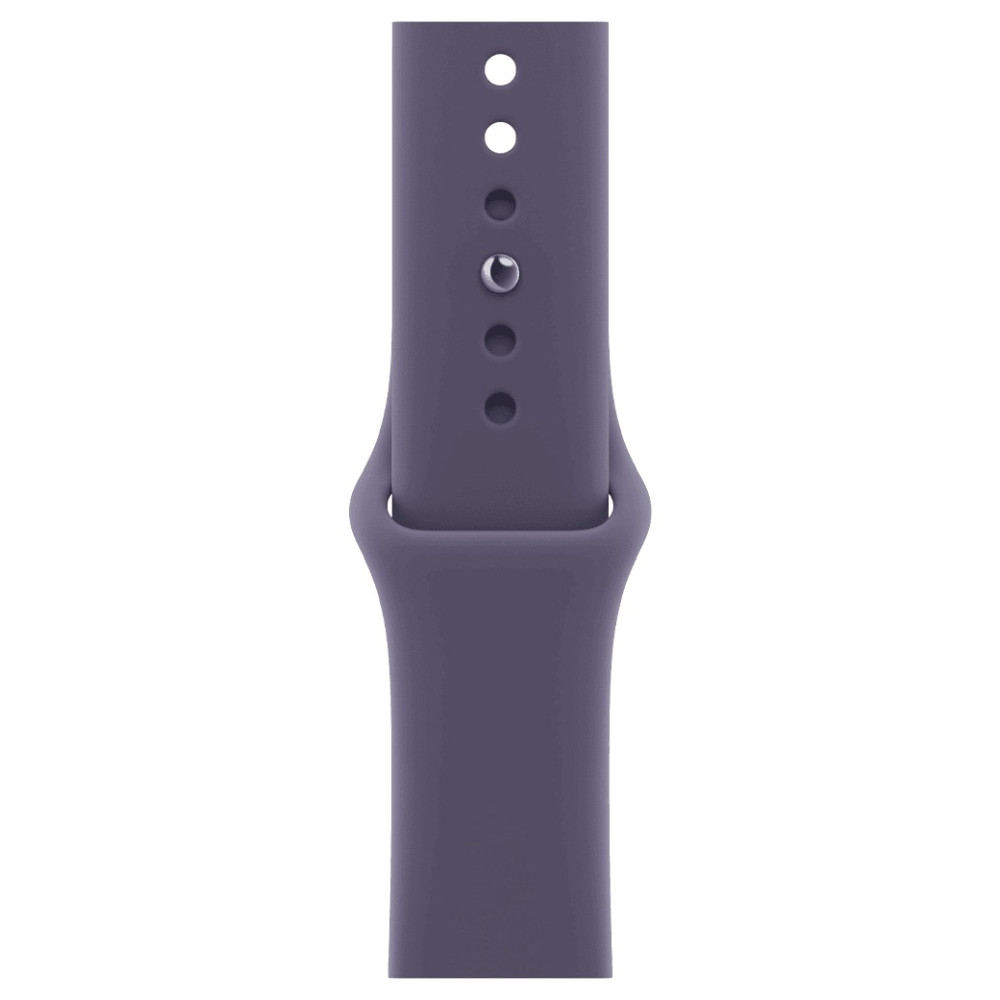 Apple Watch Series 11 46mm Silver Aluminum Case with Purple Fog Sport Band M/L (MEVA4) 2025