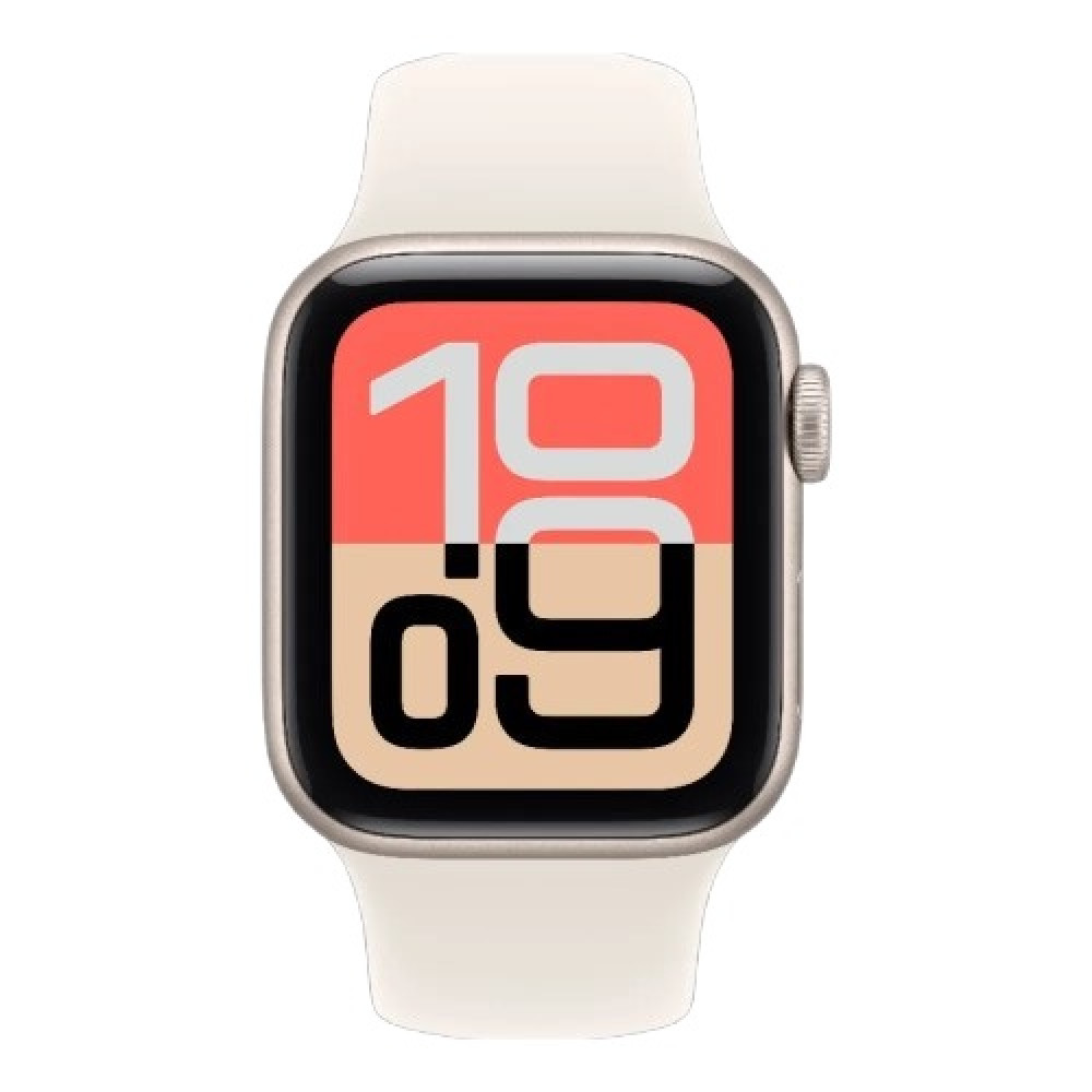 Apple Watch SE 3 40mm Starlight Aluminum Case with Light Blush Sport Band M/L () 2025