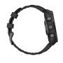 Garmin Fenix 8 47mm AMOLED Slate Gray з Black чорним силіконовим ремінцем