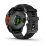 Garmin Fenix 8 47mm AMOLED Slate Gray з Black чорним силіконовим ремінцем