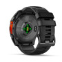 Garmin Fenix 8 51mm AMOLED Slate Gray з Black чорним силіконовим ремінцем